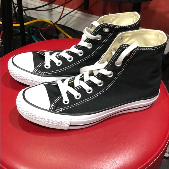 black high top converse size 6.5